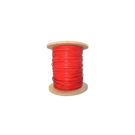 Cable Wholesale Plenum Fire Alarm / Security Cable, Red, 18/4 (18 AWG 4 Conductor), Solid, FPLP, Spool, 1000 foot 11F5-04712NH
